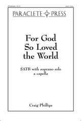 For God So Loved the World SATB choral sheet music cover